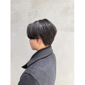 メンズカット/センターパート