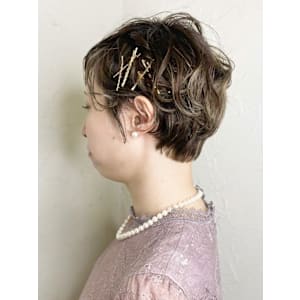 【Reir_下北沢】*ショートヘア+お呼ばれアレンジ*