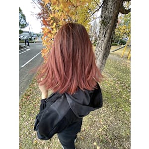 20代/30代/40代/ケアブリーチ/ブリーチ/ピンク