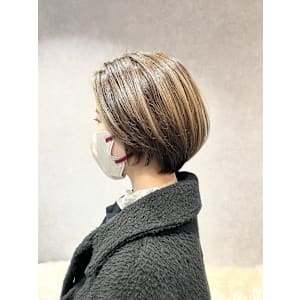 30代/40代/50代/ケアブリーチ/ハイライト/ボブ