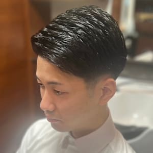 ミドルフェード/フェード/ショート/バーバースタイル/神保町