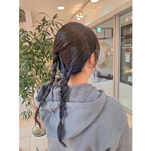 韓国ヘアアレンジ