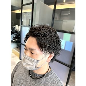 ツーブロックツイストスパイラル