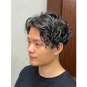 ツーブロックパーマスタイル