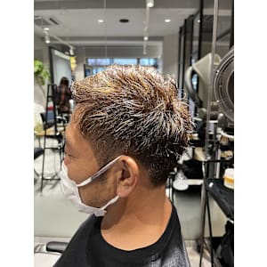 ツーブロック刈り上げハイライト【メンズ】【覚王山】【本山】