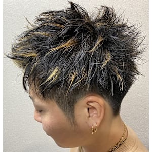 ハイライトツーブロック