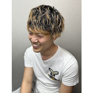 メンズ毛先抜きっぱスタイル