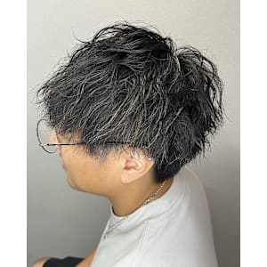 メンズ細めハイライト