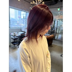 ボルドー/レッドカラー/レイヤー