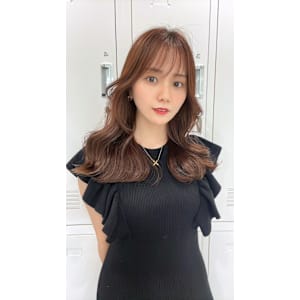 レイヤー ベージュ シースルー