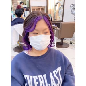 フェイスフレーミング　バイオレット