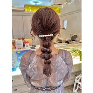 結婚式、パーティーに　ヘアセット　ヘアアレンジ 