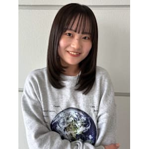 赤み消しカラー マロンブラウン 髪質改善カラー シースルー 