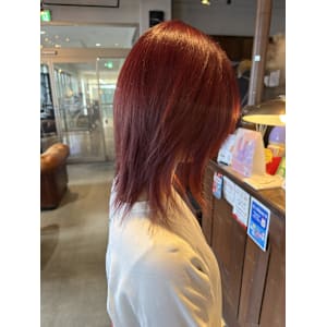 ボルドー/ダブルカラー/レイヤー