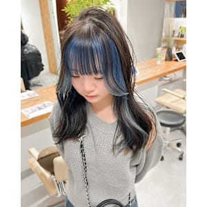 【hinari】フェイスフレーミング/シルバーに落ちるブルー - MOON by KENJE【ムーンバイケンジ】掲載中