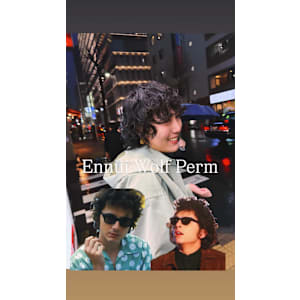 外国人風アンニュイウルフパーマ