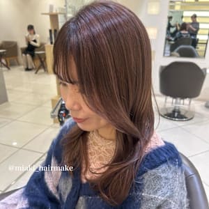 ＊レイヤー×ハイライト/ピンクベージュ