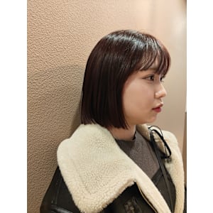 レッドカラー/レッドブラウンカラー/ワインレッドカラー