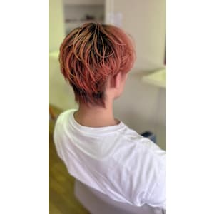 ★メンズエアリーショート×スモーキーピンク - Hair'sDeparture KIHARA【ヘアーズディパーチャーキハラ】掲載中