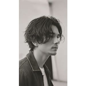 ミディアムソフトツイストスパイラルパーマメンズ