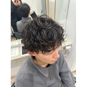 メンズパーマ/髪質改善トリートメント/似合わせカット