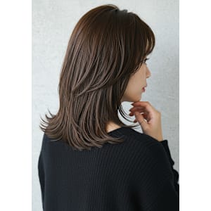 30代40代50代大人ミディアムレイヤー髪質改善/菊池真琴