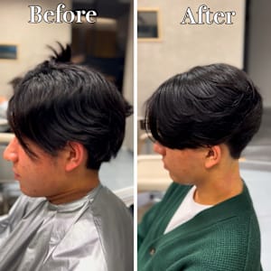 横浜”曲がる縮毛矯正ニュアンスメンズ縮毛矯正