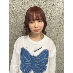 【SOLVER 山田】くびれボブ/カシスピンク