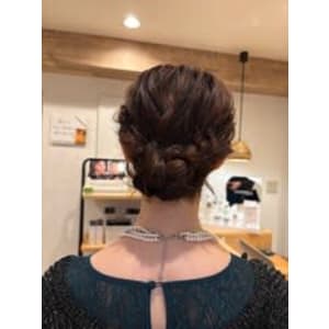 【Terrace】編み込みアップ