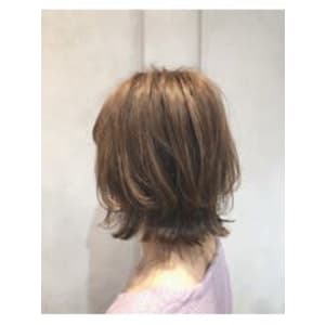 レイヤーボブ×ラベンダーアッシュ