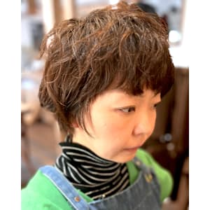 ゆるふわ低音ホットパーマ