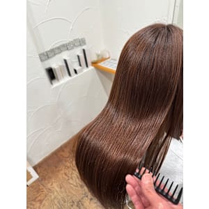 しっとり艶髪になる高濃度水素カラー+ドクターハーフ