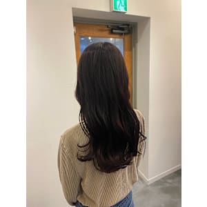 カラー/髪質改善/イルミナカラー/ラベンダーピンク/モテ髪