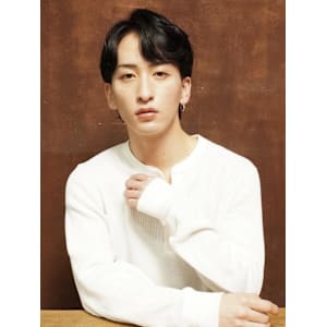 アップバングセンターパート