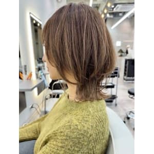 ハイライト×ウルフカット　ウルフ　ネオウルフ