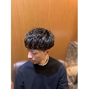 メンズパーマ　ツーブロック