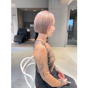 《kando hair》ベージュ/ホワイトベージュ/ボブ