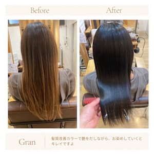 お客様髪質改善データ1688（ダークトーンカラー） - Grand × AtlierDonguri【グランバイアトリエドングリ】掲載中