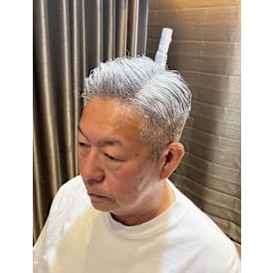 銀座　アイロンパーマ　理容室