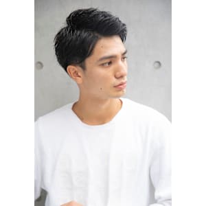 【小久保style】メンズカットツーブロックツイストウルフ