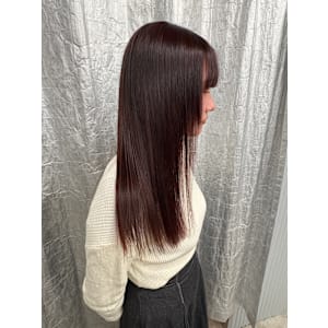 ステップボーンカットロング/カシスピンク