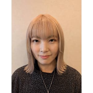 ミルクティーブロンド×外ハネボブ