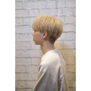 ツーブロック刈り上げセンターパート