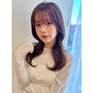 【tricca代官山rin】レイヤーカット/ゆる巻きカール/