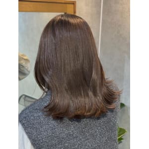 ○大人可愛いヘーゼルベージュカラー