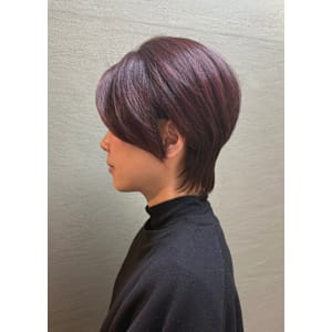 大人ショート　骨格補正　