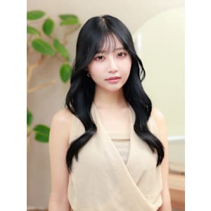 美髪ロングレイヤー×外国人風艶感カラー