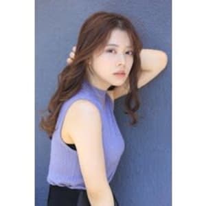 韓国風ゆるロング×王道ピンクブラウン