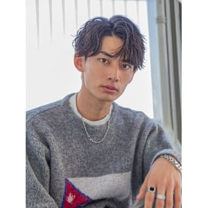 【小久保style】メンズカットツーブロックツイストウルフ