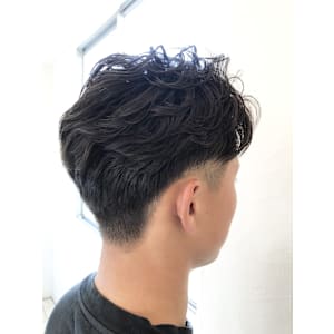 メンズ フェザーパーマ